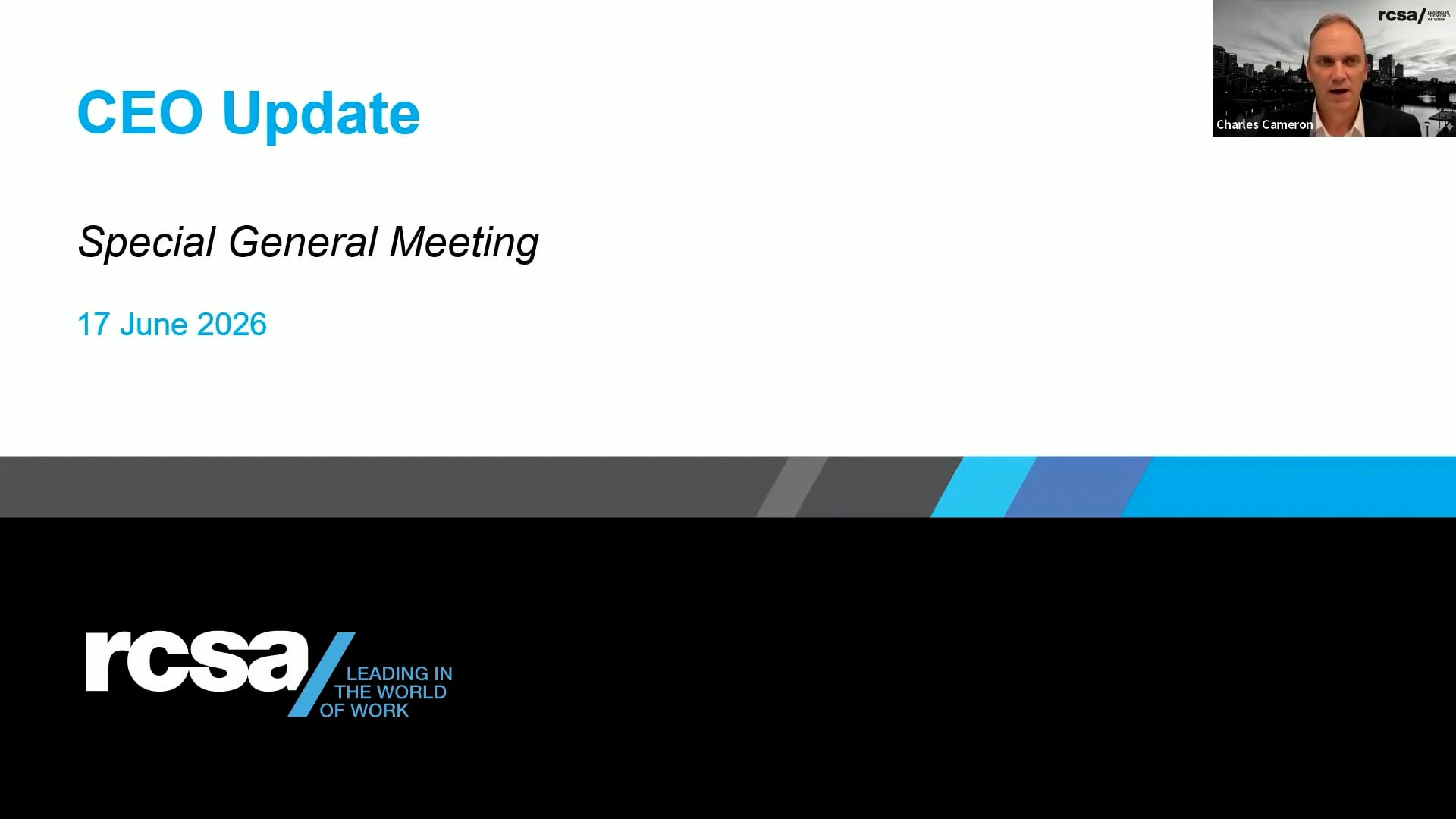 RCSA 2026 Special General Meeting
