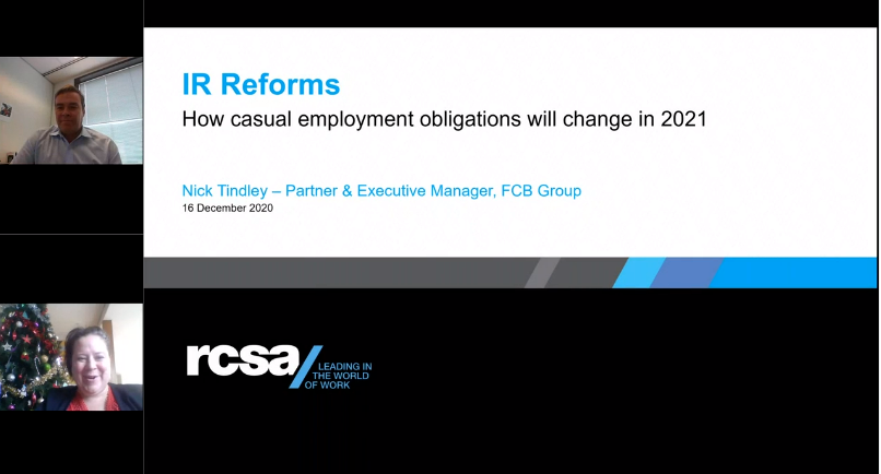 Workplace Relations Update (AU) December 2020