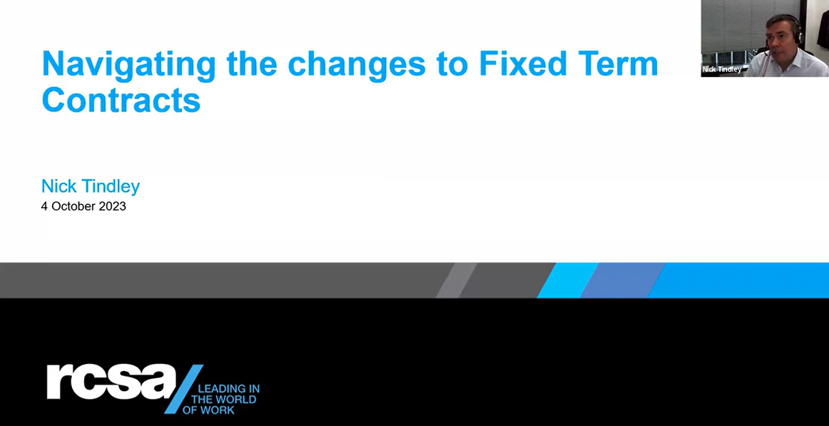Navigating the Upcoming Changes to Fixed-Term Contracts