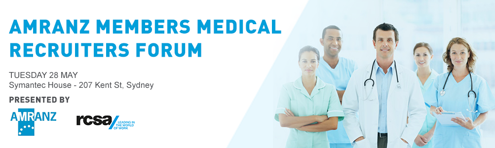 AMRANZ Members Medical Recruiters Forum