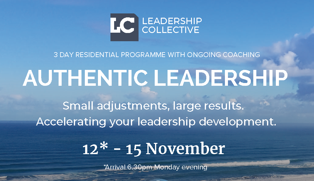 Authentic Leadership:  A 3-day Residential Program