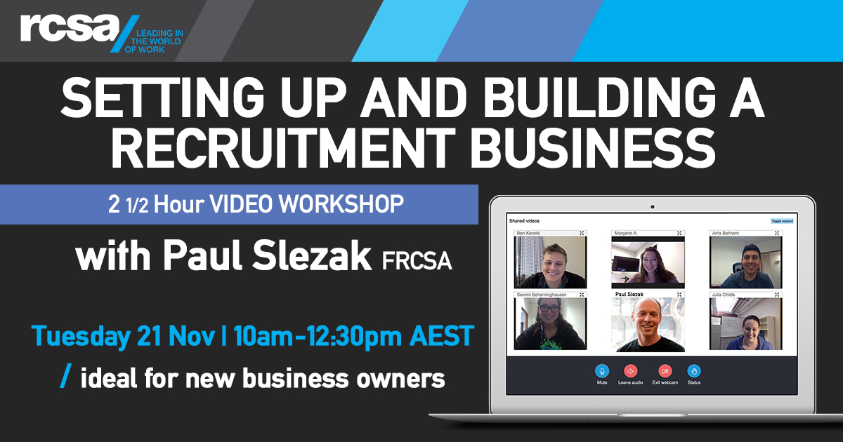 Setting Up & Building a Recruitment Business